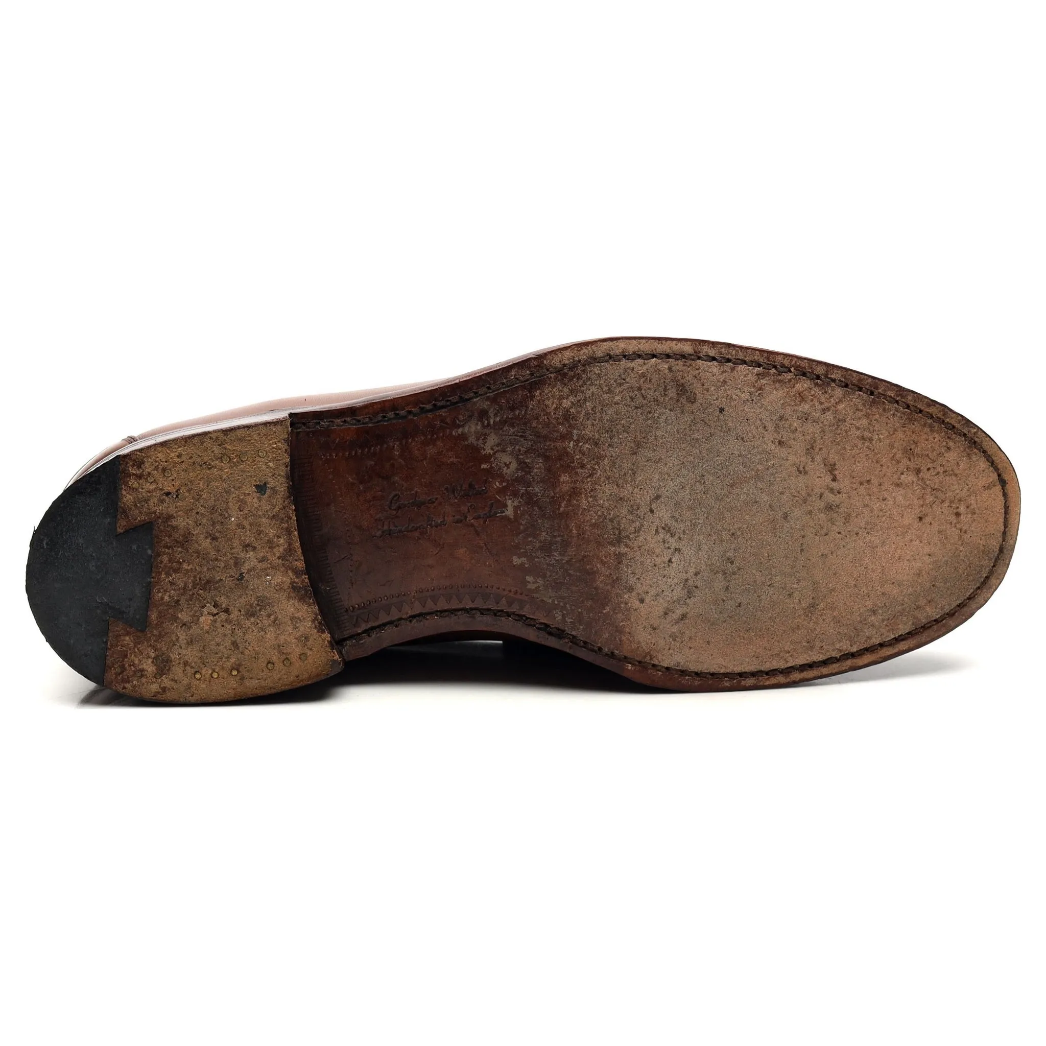 1880 'Hackney' Brown Leather Loafers UK 7 F