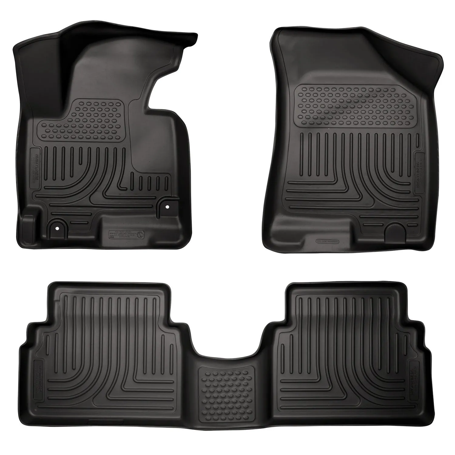 2014 Hyundai Tucson Front & 2nd Seat Floor Liners - Black