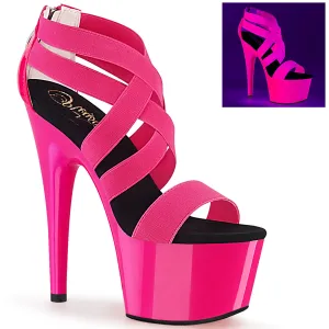 7" Criss Cross Platform Sandal (ADORE-769UV)