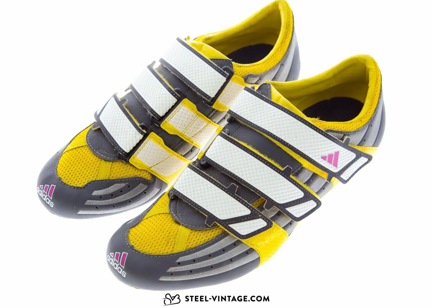 Adidas Adistar Road TT Yellow Cycling Shoes NOS