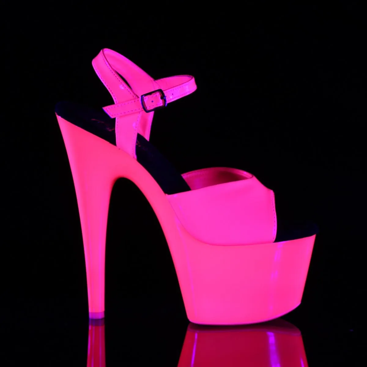 ADORE-709UV Neon Hot Pink Patent/Neon Hot Pink