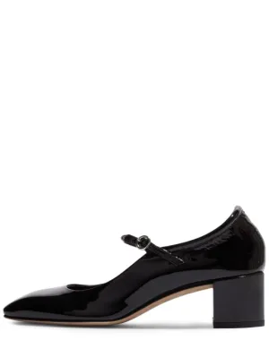 Aeyde   45mm Aline patent leather pumps 