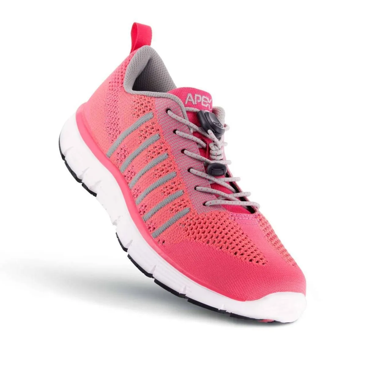 Apex A7200w Breeze Knit Lace Up Women's Active Shoe In Pink