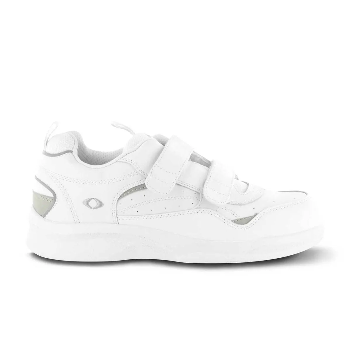 Apex G8210m Ambulator Athletic Double Strap Men's Active Shoe In White