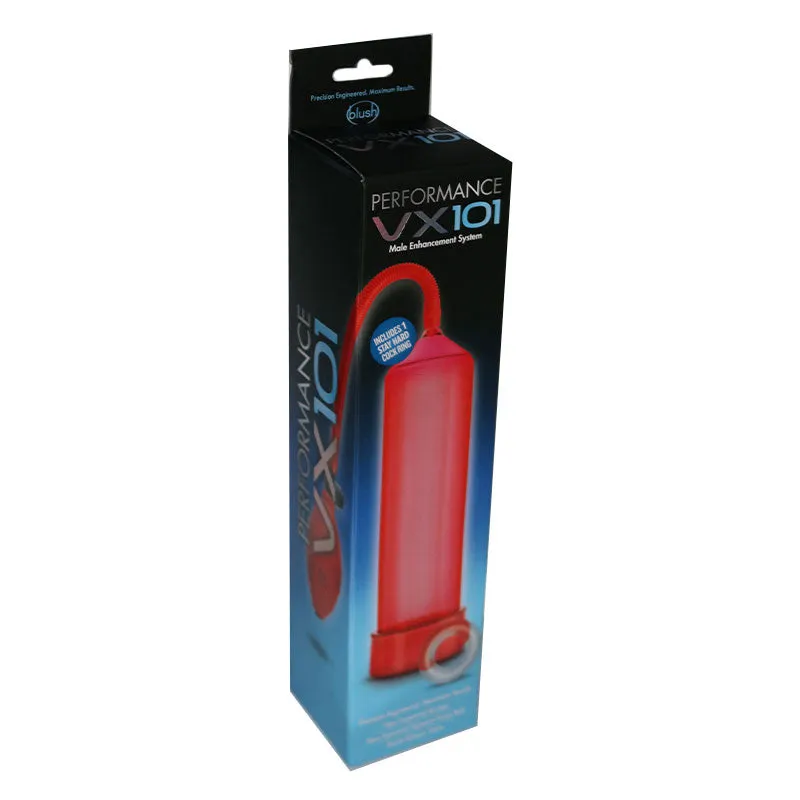 Blush Performance VX101 Male Enhancement Pump Red