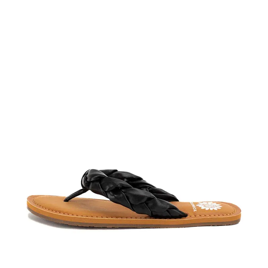 Braided Strap Sandals | Yellow Box Footwear | Dauphine | Black