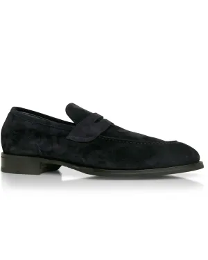 Brera Suede Loafer in Navy