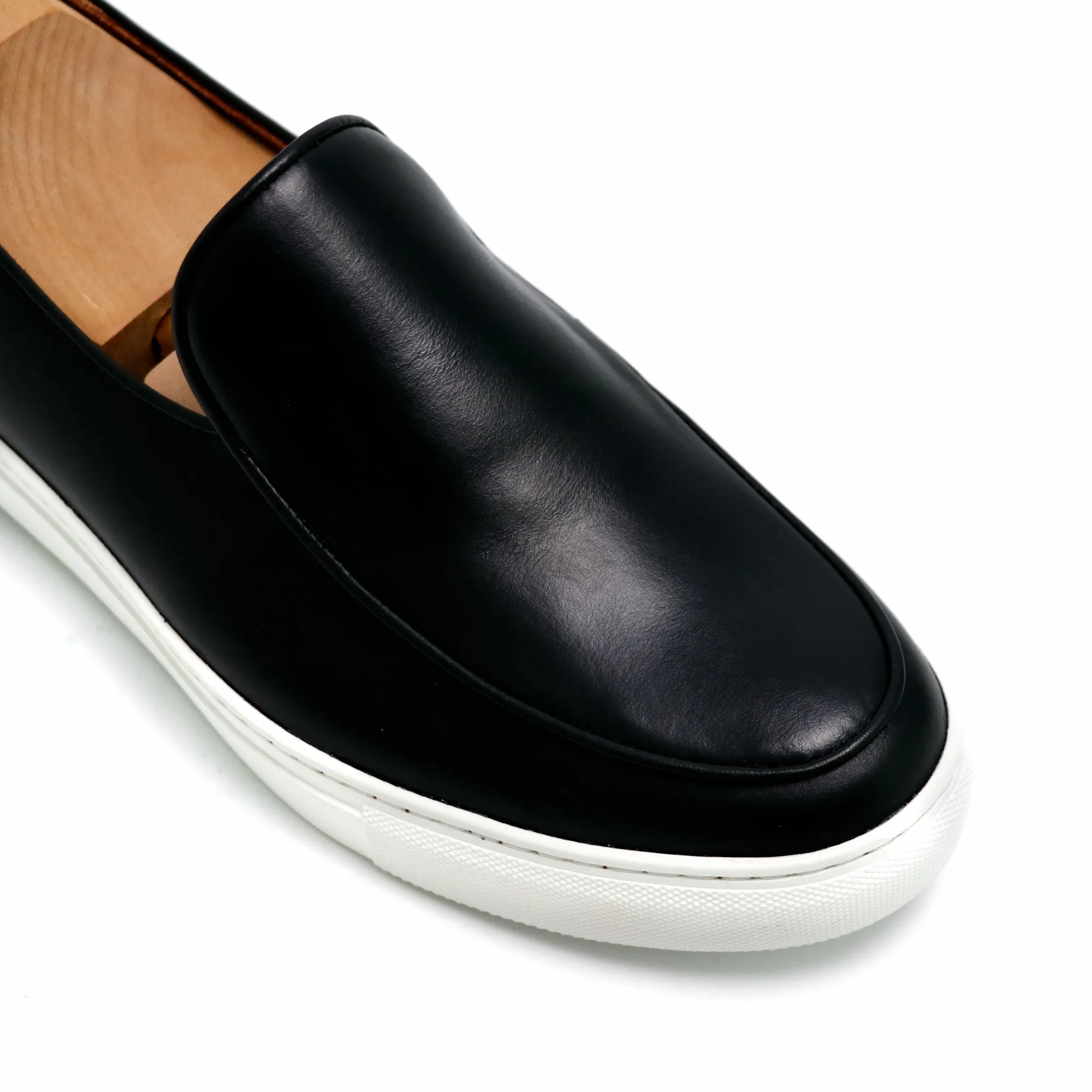 Bruges Belgian Slip On Onyx Black