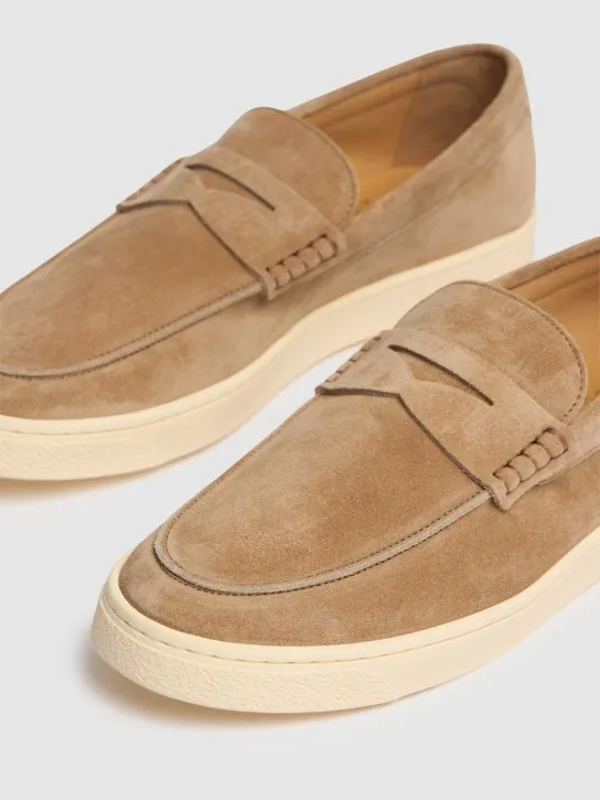 Brunello Cucinelli   Suede penny loafers 