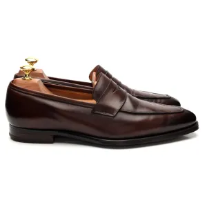 'Bury 2' Dark Brown Leather Loafers UK 7 E