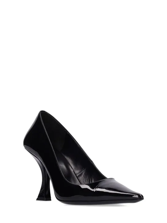 BY FAR   90mm Viva patent leather pumps 