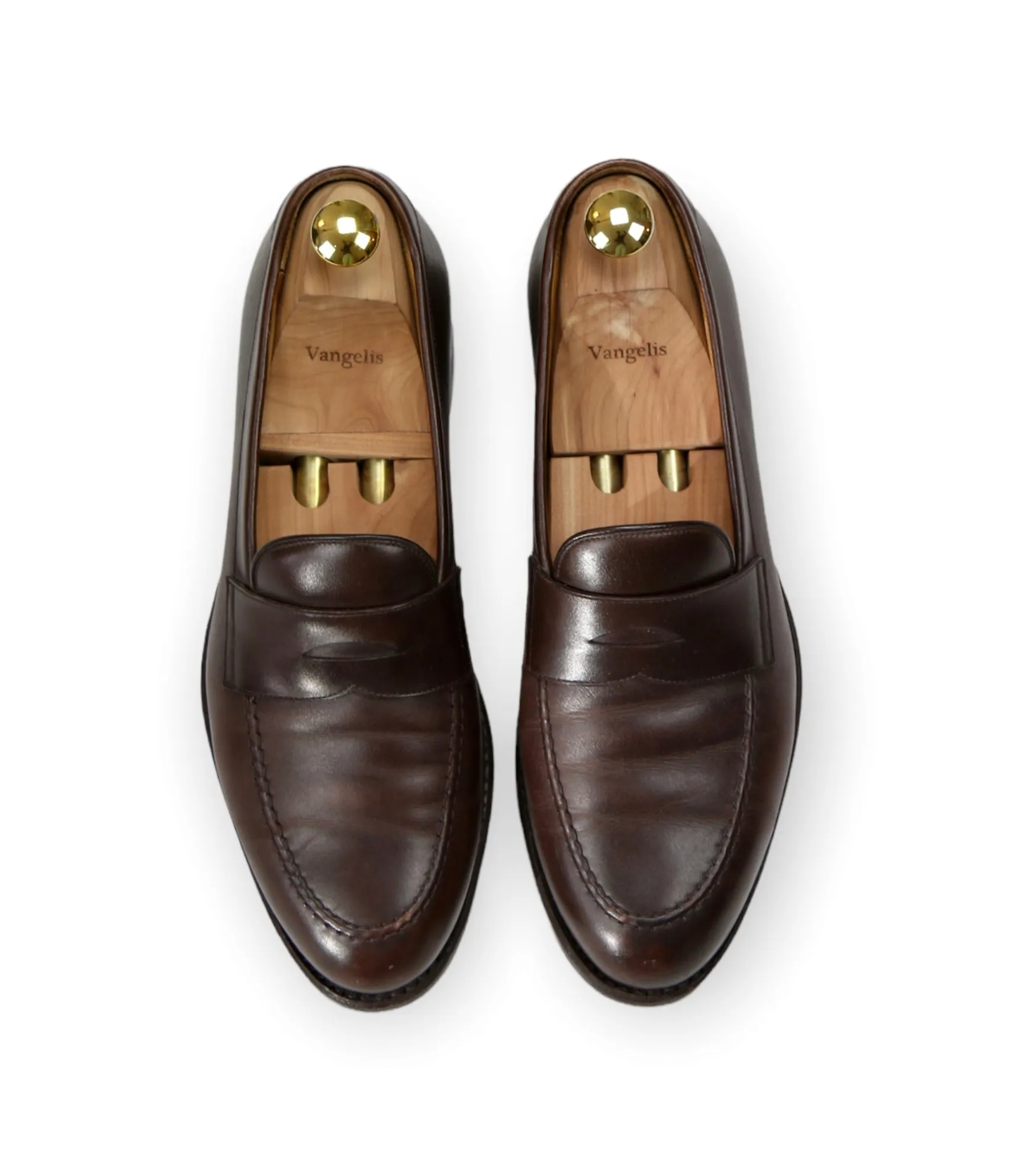 Carlos Santos for Skoaktiebolaget - Brown Calf Penny Loafer UK 8