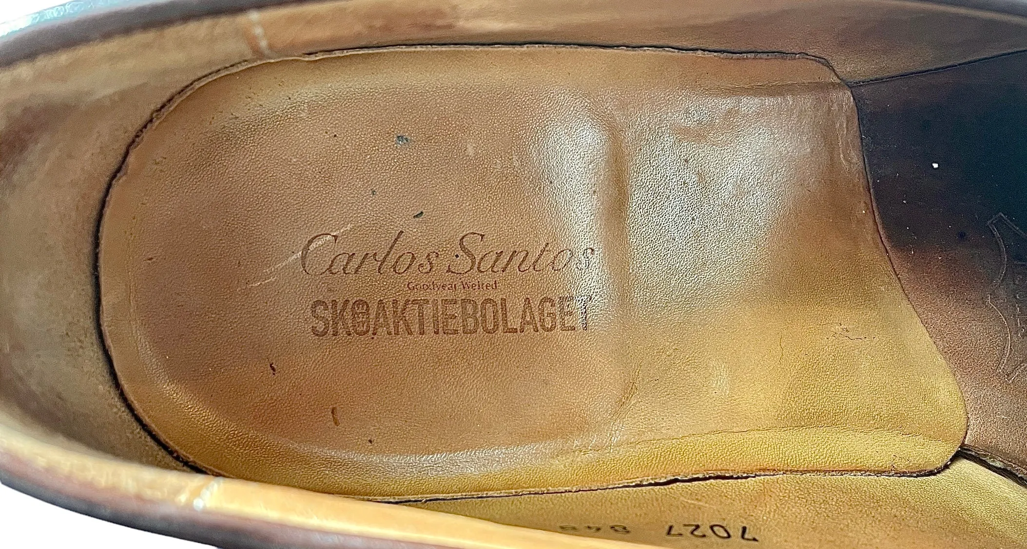 Carlos Santos for Skoaktiebolaget - Brown Calf Penny Loafer UK 8