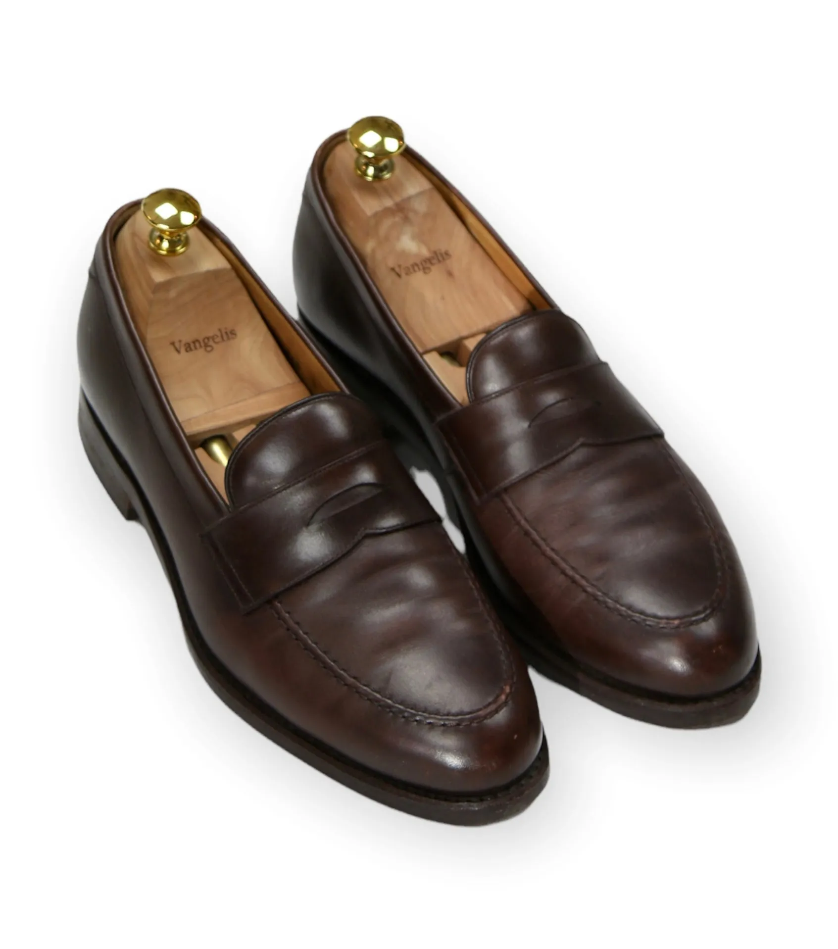 Carlos Santos for Skoaktiebolaget - Brown Calf Penny Loafer UK 8