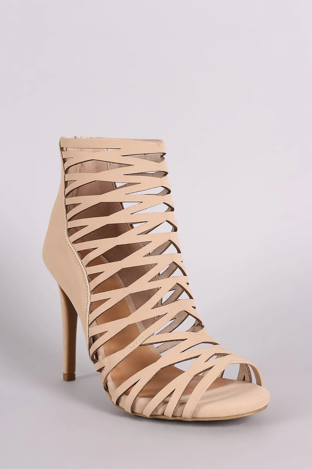 Chanti - aged Peep Toe Stiletto Heel