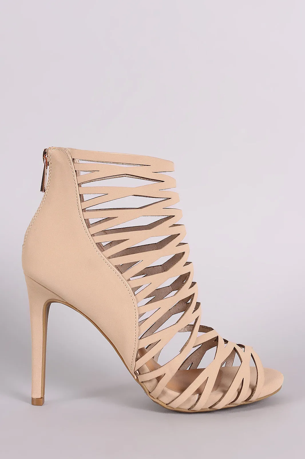 Chanti - aged Peep Toe Stiletto Heel