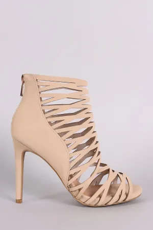 Chanti - aged Peep Toe Stiletto Heel