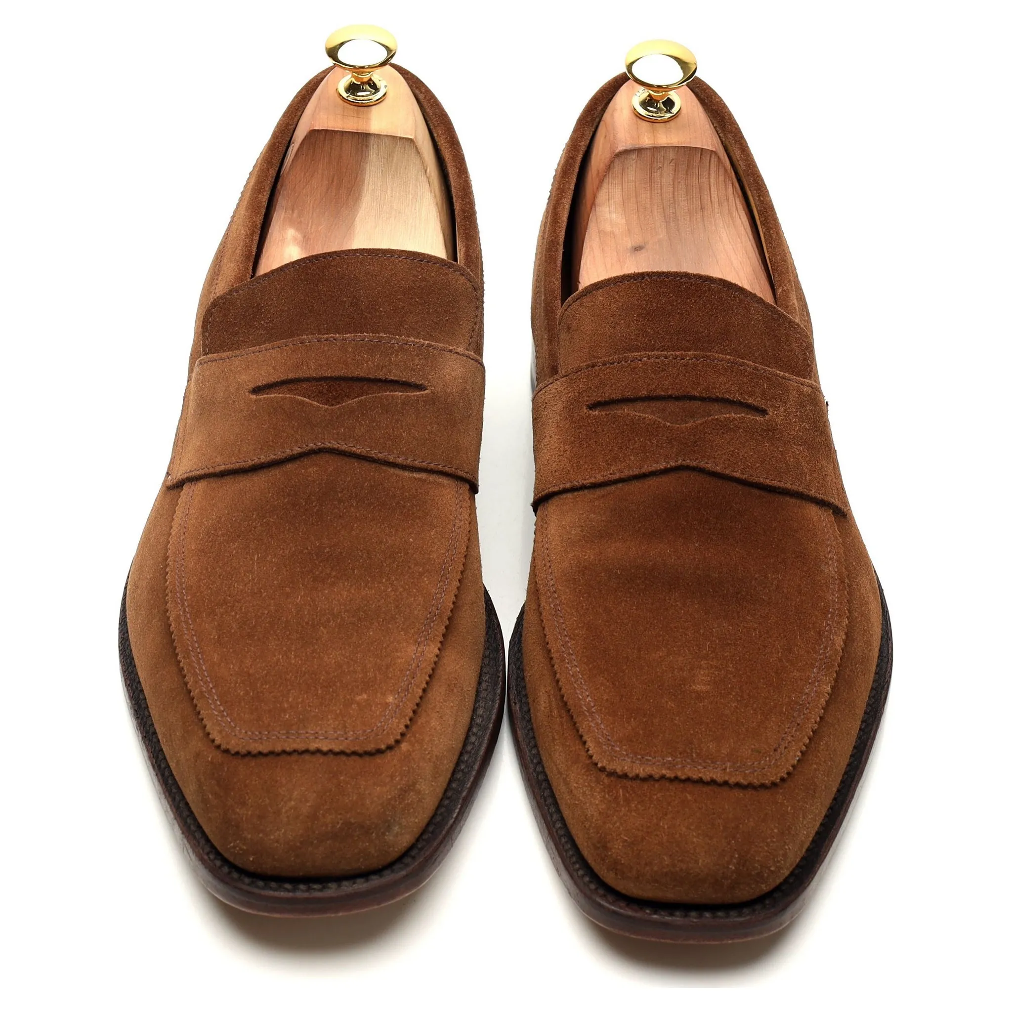 Charles Tyrwhitt Snuff Brown Suede Loafers UK 11 F