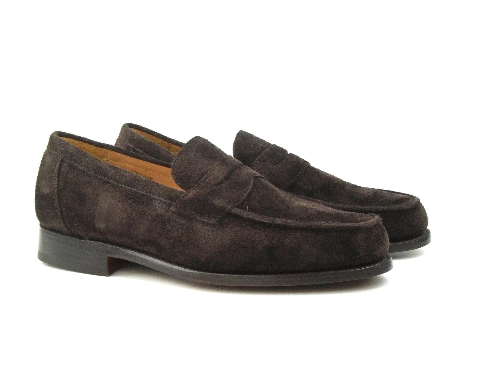 Chicago Penny Loafer - Charcoal Coarse Suede