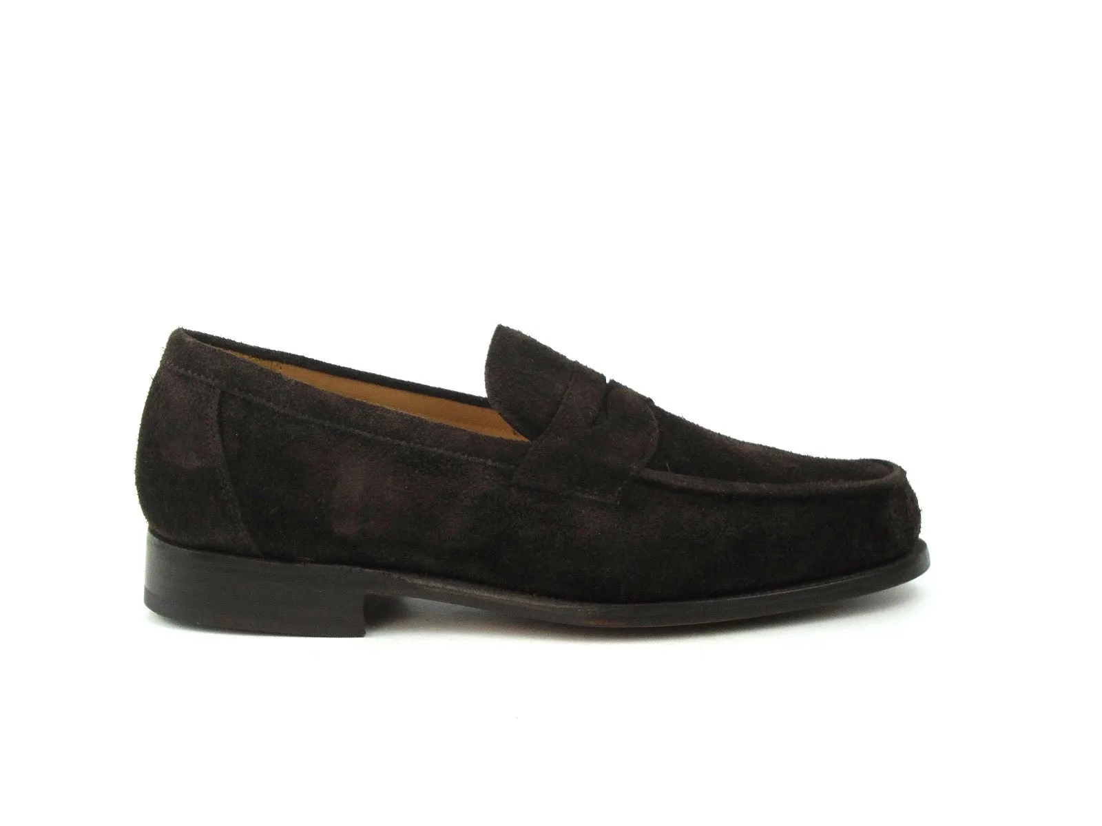 Chicago Penny Loafer - Charcoal Coarse Suede