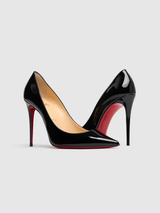 Christian Louboutin   100mm Kate patent leather pumps 