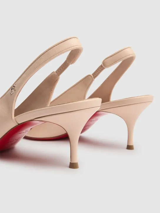 Christian Louboutin   55mm Sporty Kate nappa slingback pumps 