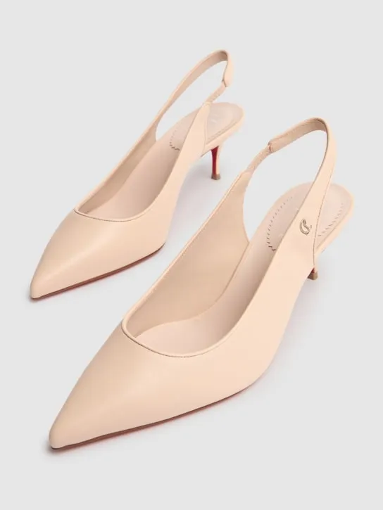 Christian Louboutin   55mm Sporty Kate nappa slingback pumps 