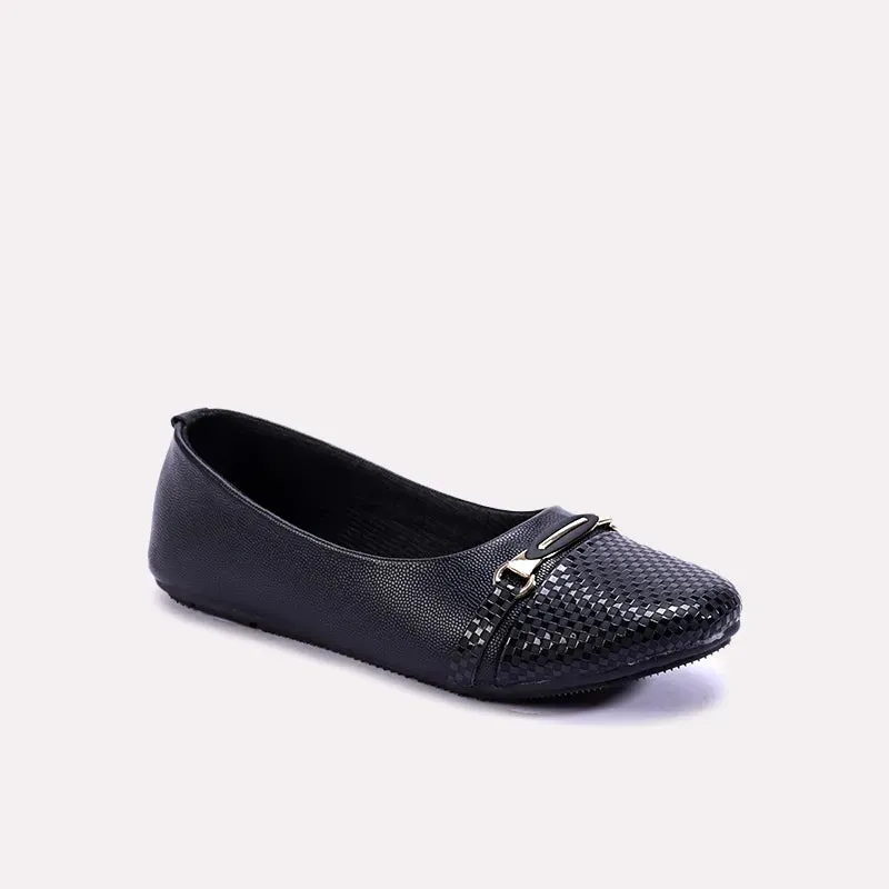 Clementina Black Casual Pumps 0431159