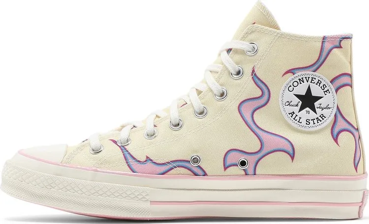 Converse Golf Le Fleur x Chuck 70 High Flame Sneakers - Pastel Yellow