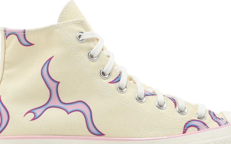 Converse Golf Le Fleur x Chuck 70 High Flame Sneakers - Pastel Yellow