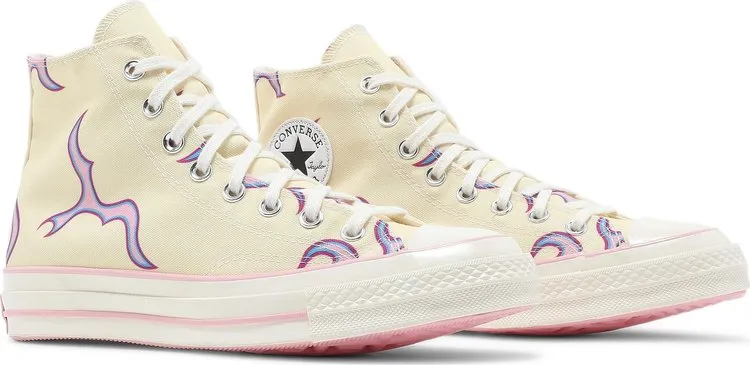 Converse Golf Le Fleur x Chuck 70 High Flame Sneakers - Pastel Yellow