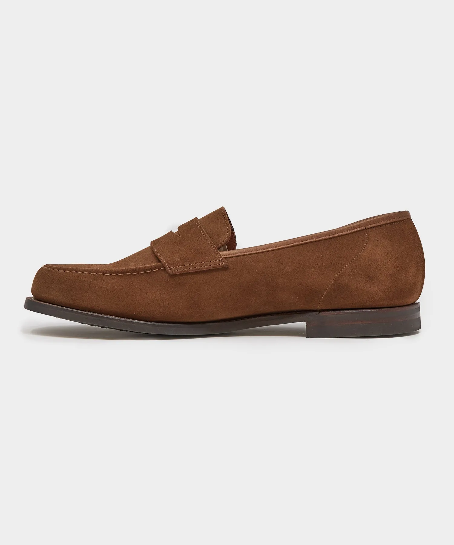 Crockett & Jones Harvard Loafer in Snuff Suede