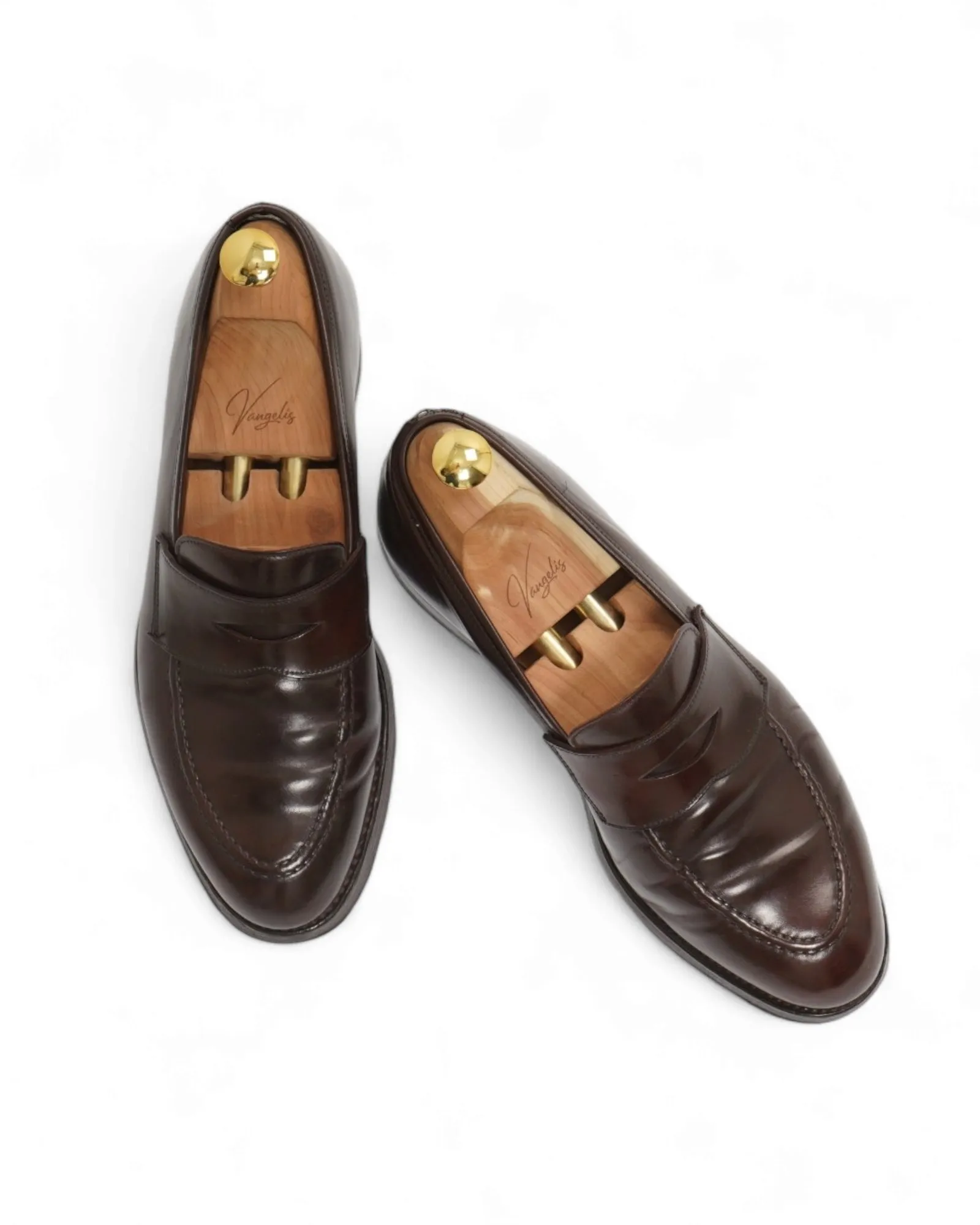 Crockett & Jones - Oxblood Cordovan Henley Penny Loafers UK 8/ EU 42