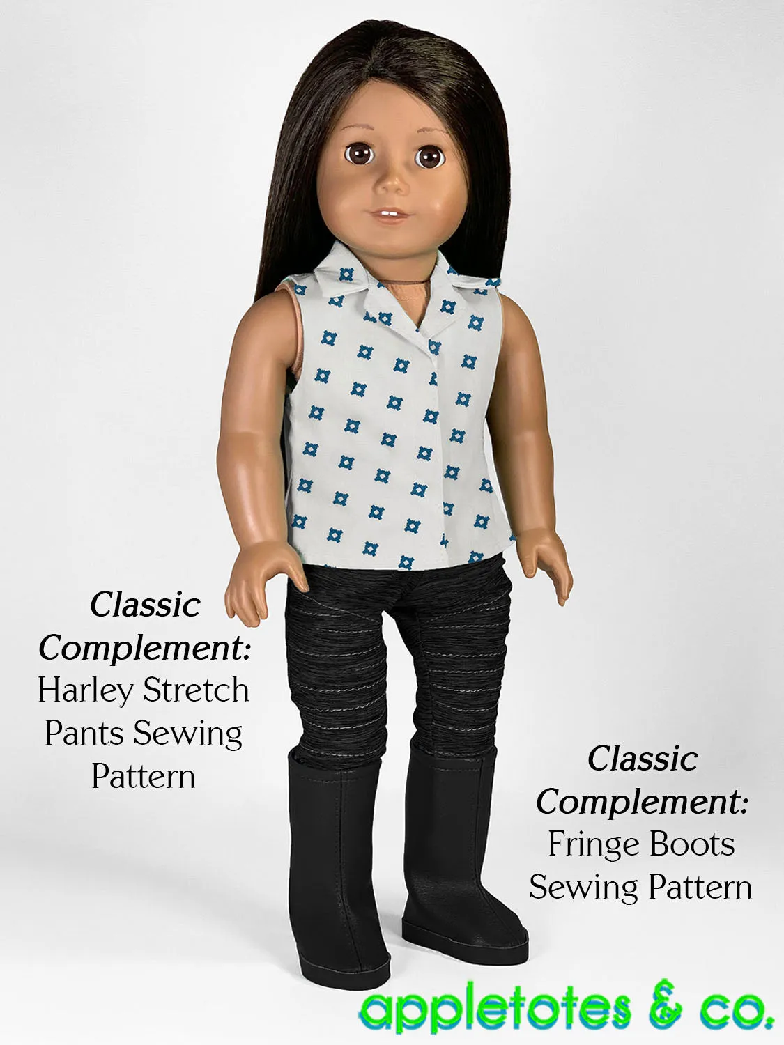 Danica Dress Top Combo 18 Inch Doll Sewing Pattern