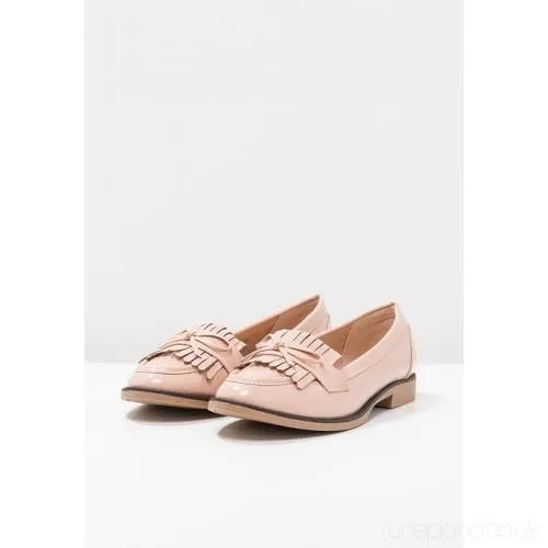 Dorothy Perkins Womens Lotty Slip-on Nude Fringe Loafers