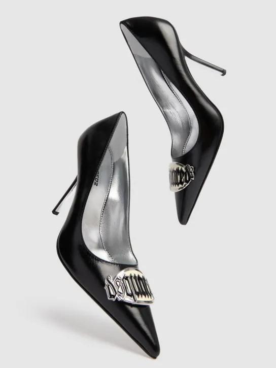 Dsquared2   100mm Gothic leather pumps 