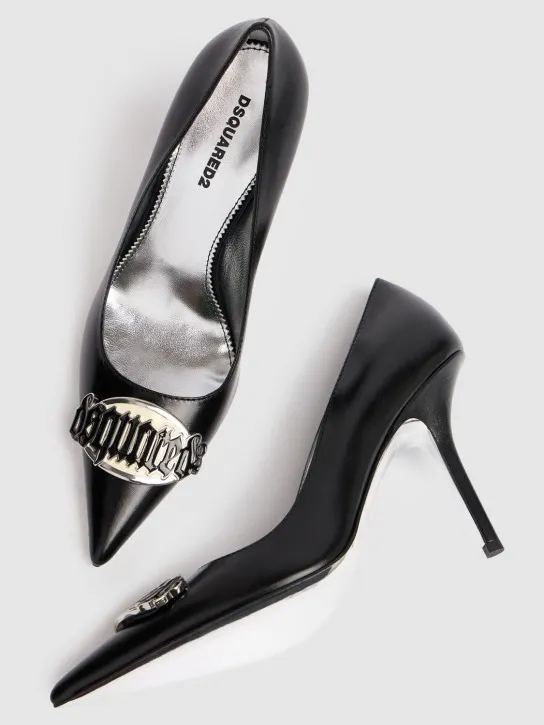 Dsquared2   100mm Gothic leather pumps 