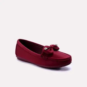 Elvira Maroon Casual Pumps 0431278