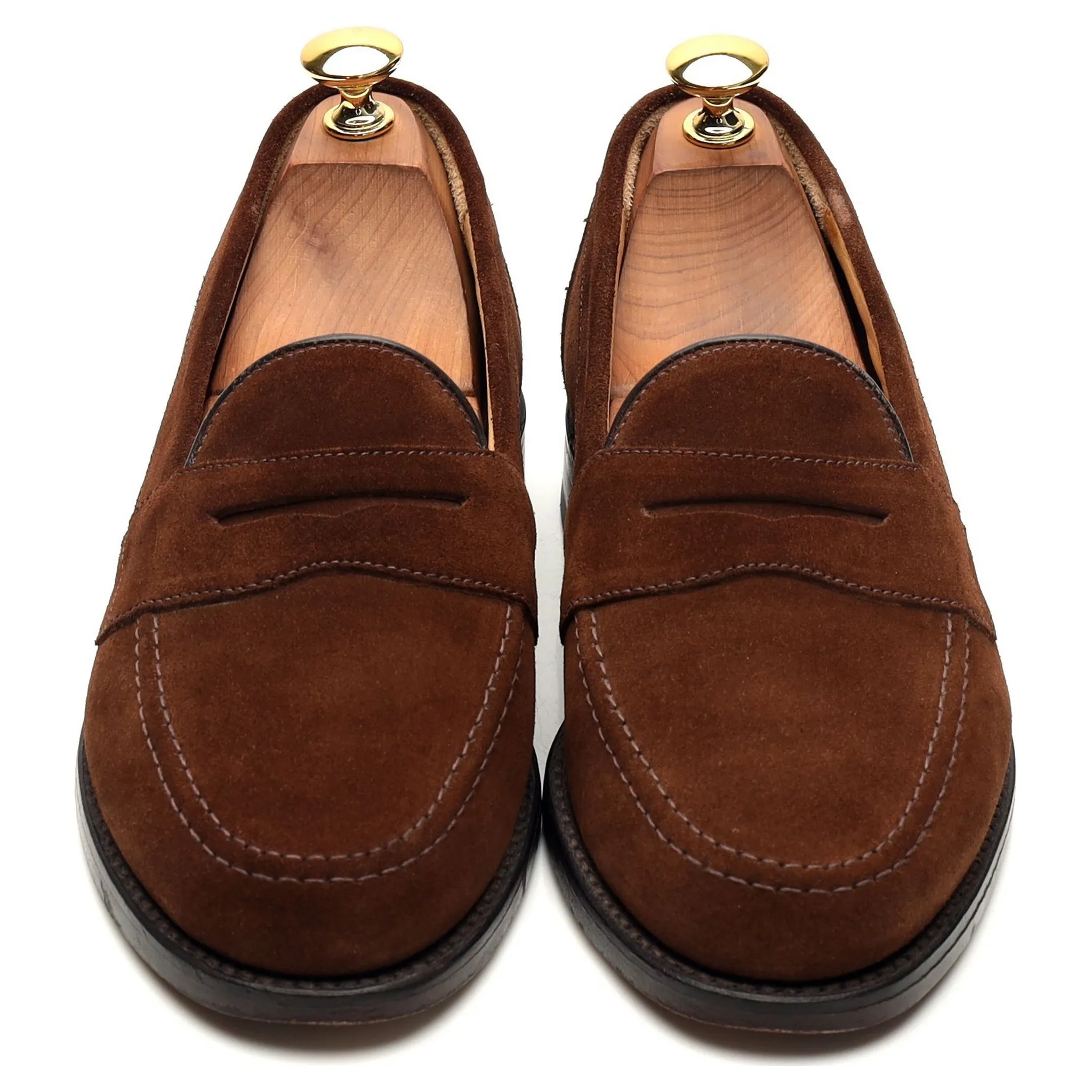 'Eton' Brown Suede Loafers UK 6 F