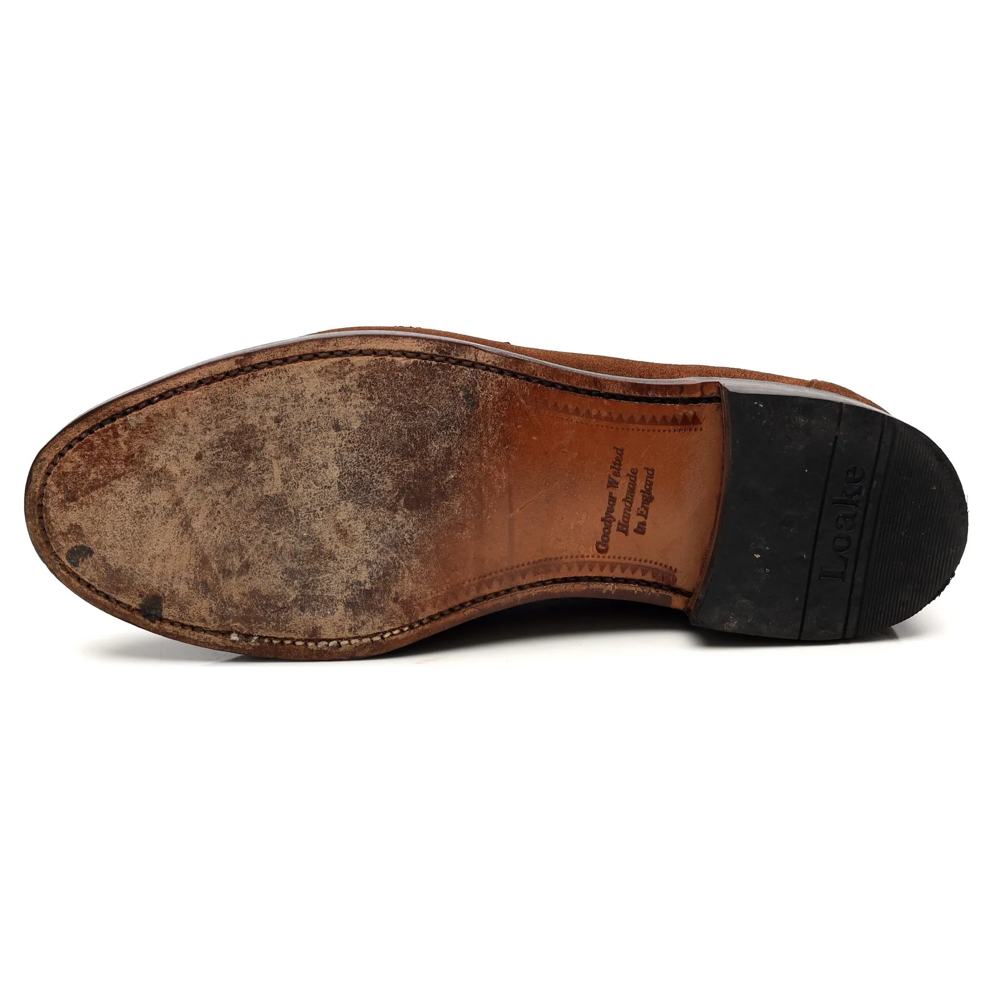 'Eton' Brown Suede Loafers UK 9 F