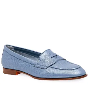 Famed Leather Penny Loafer in Light Blue