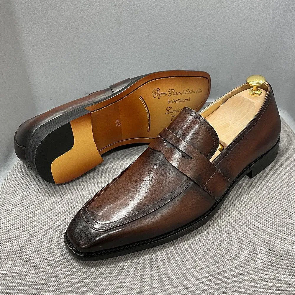 Formal Business Leather Classic Loafers Men's Casual Shoes MCSSOC32