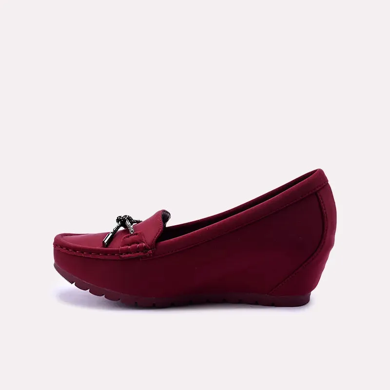 Francesca Maroon Casual Pumps 0431281