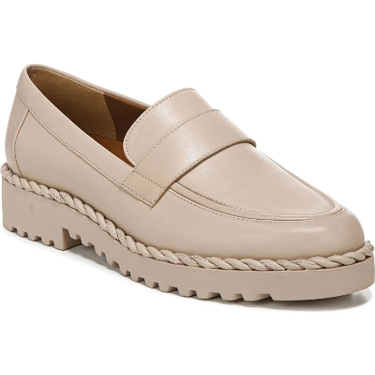 Franco Sarto Womens Carol Lugged Sole Penny Loafers