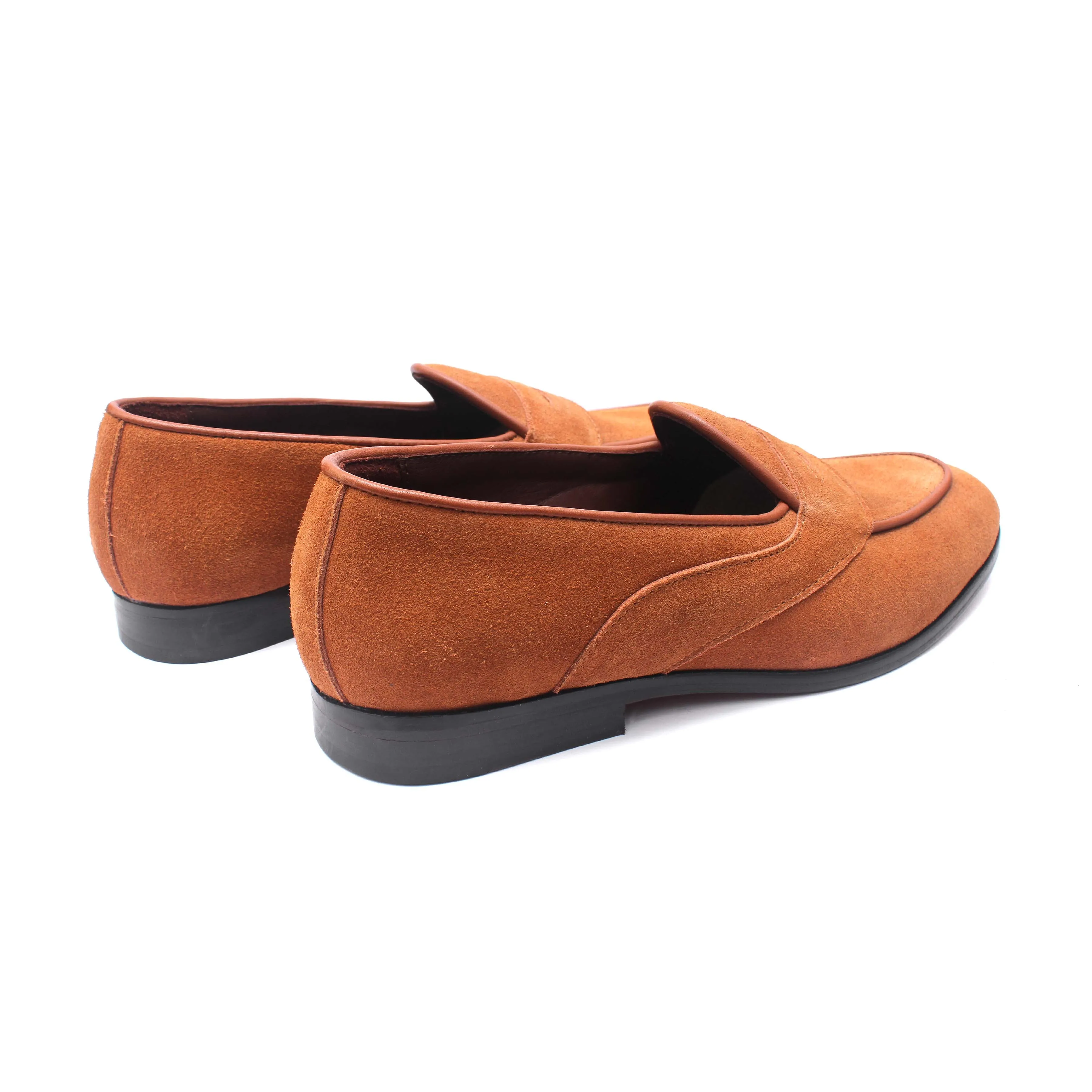 Full Saddle Penny Loafers