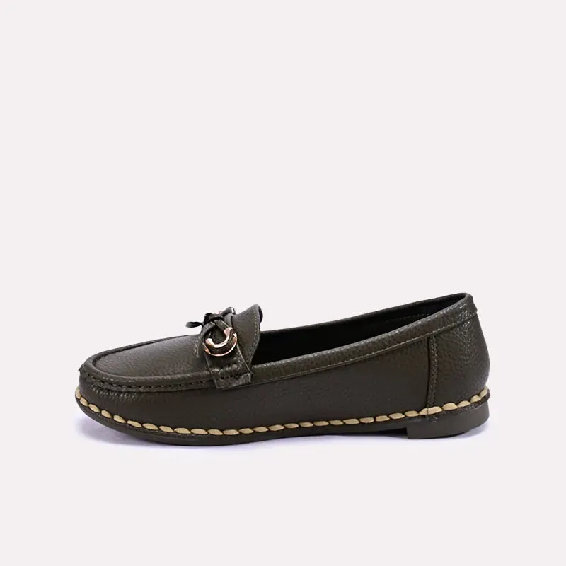 Genevieve Green Casual Loafer Pumps 0431344