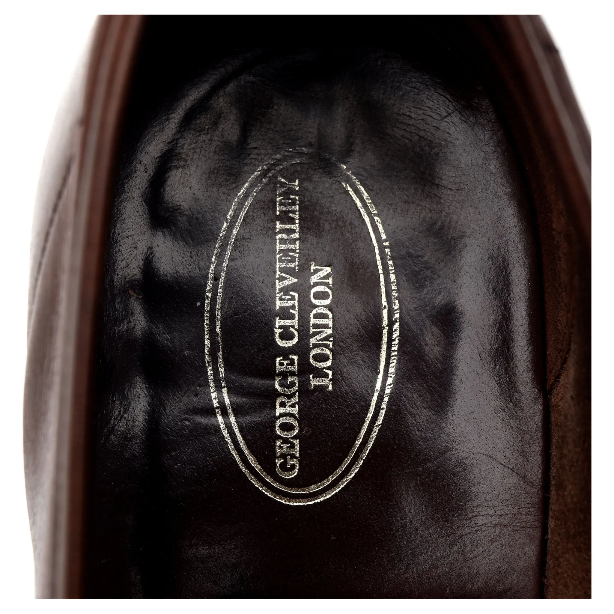 'George' Dark Brown Leather Loafer UK 8 E