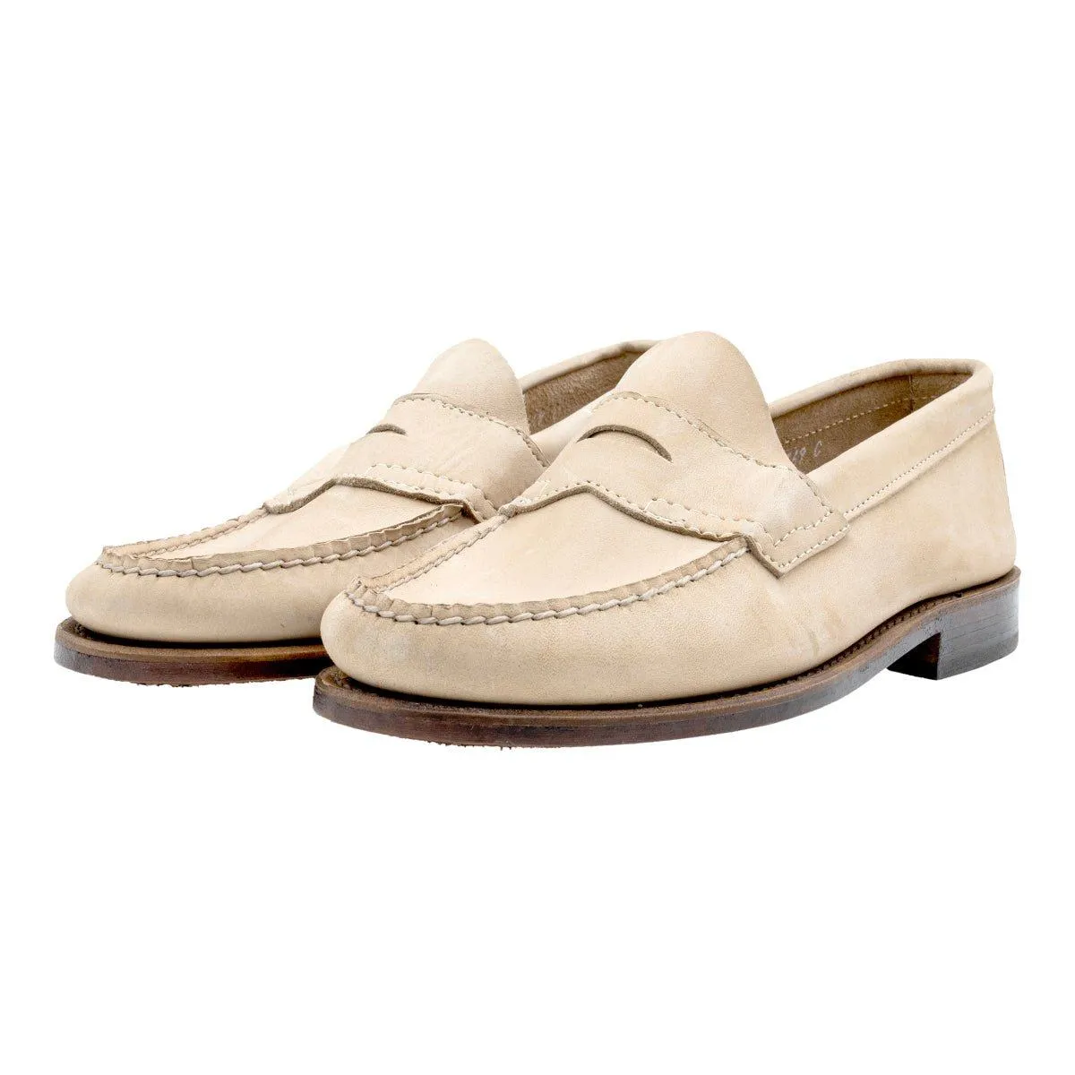 G.H. Bass & Co. Weejun Ii Penny Formal Slip Ons Formal Beige Colour For Men