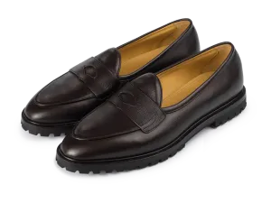 Grand Varenne Loafers in Dark Brown Shield Calf