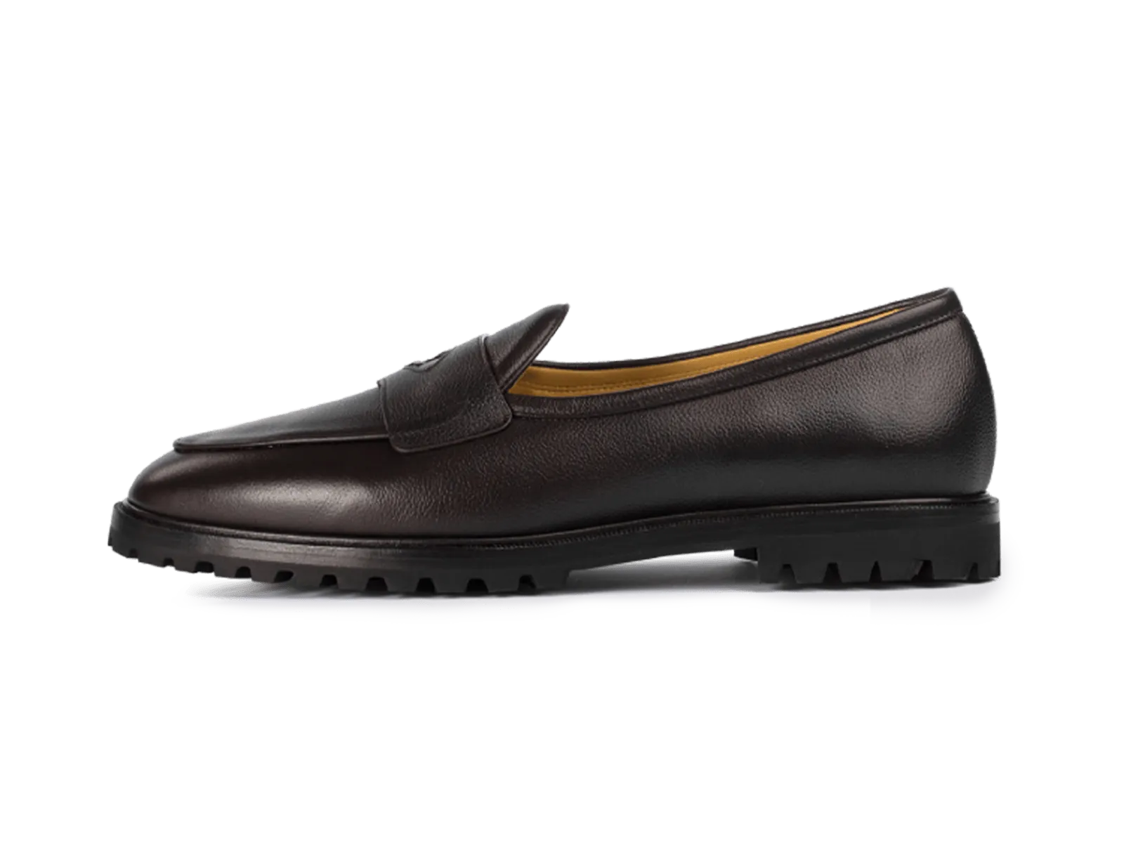 Grand Varenne Loafers in Dark Brown Shield Calf